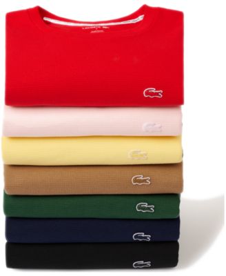 Men's Waffle-Knit Thermal Sleep Shirt