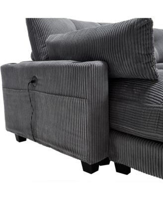 Streamdale Sleeper Sofa Couch Bed,Oversized Chaise Lounge Chair Cozy Cloud Couch