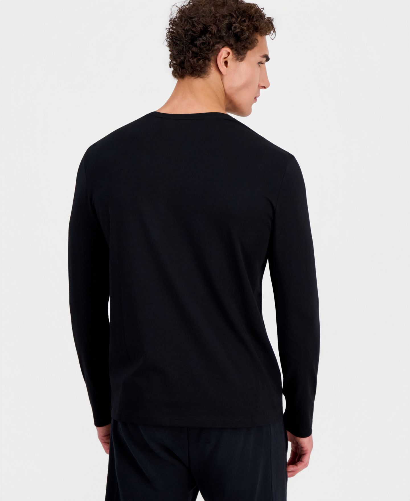 Мужская рубашка BOSS Mix & Match Long Sleeve, цвет: Чёрный — фото 4
