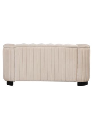 64.3" Velvet Loveseat Sofa