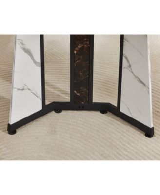 70.9" Marble Grain Dining Table - Seats 8