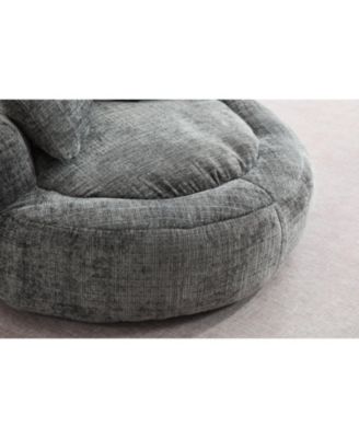Foam Bean Bag Chair - Soft Chenille Cover