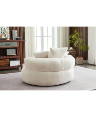 Foam Bean Bag Chair - Soft Chenille Cover