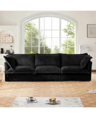 Slipcovered 3-Seater Sofa