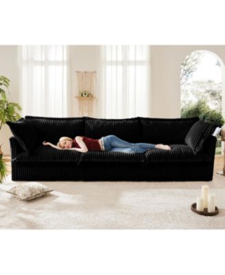 Slipcovered 3-Seater Sofa