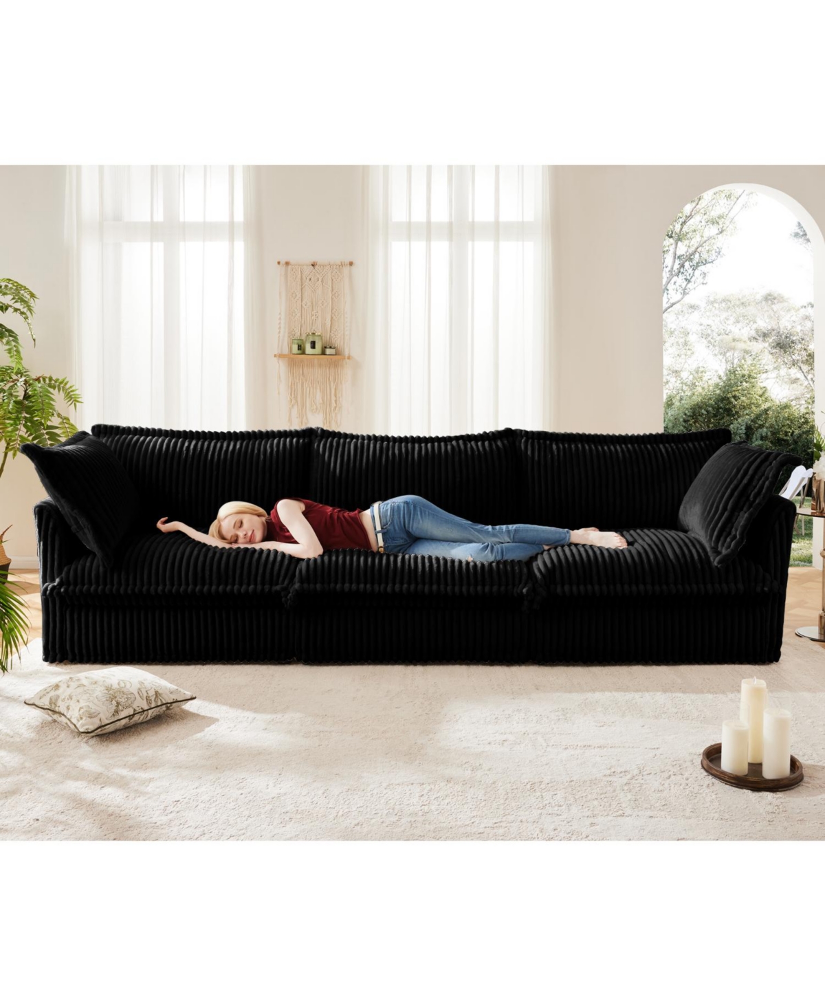 Streamdale Furniture Slipcovered 3-Seater Sofa