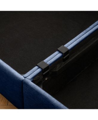 Chenille 2-Seater Sofa w/ Storage