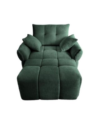 Ergonomic Sofa & Ottoman Set - Modern Lounge Chair