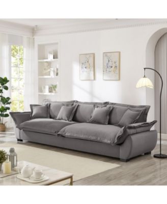 Modular Sectional Sofa with Storage, Gray