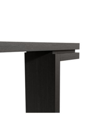 66" Wide Wood Console Table - Sofa/Entryway - Black