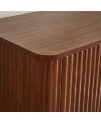 Streamdale 3 Drawer Dresser Set - Modern Wave Design