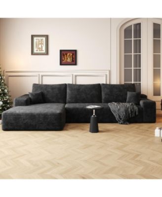 Streamdale 107" Cloud Sectional Sofa with Chaise (Corduroy)