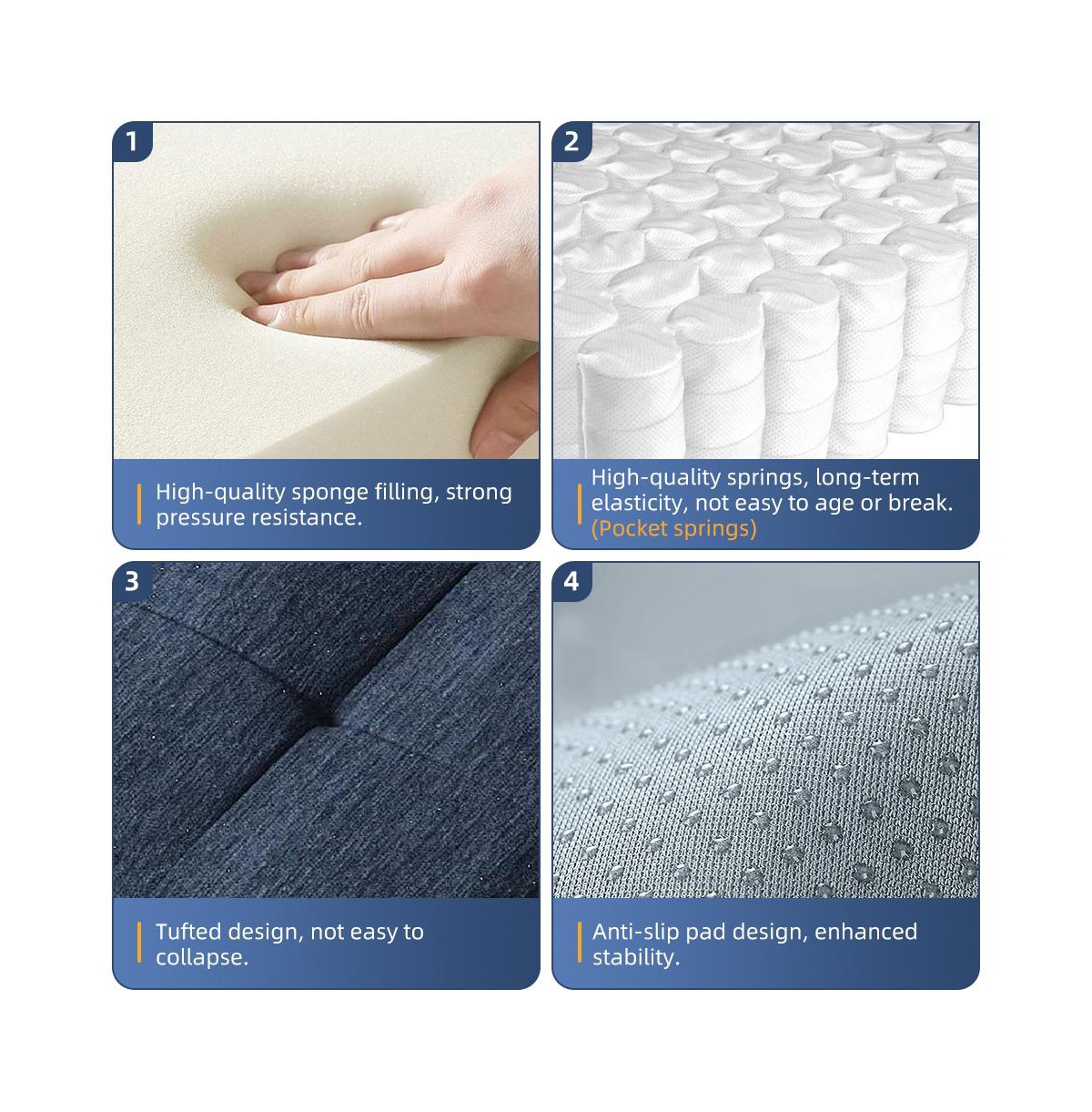 Streamdale Furniture Modern Oversized Chenille Sectional Sofa with Chaise & Pillows