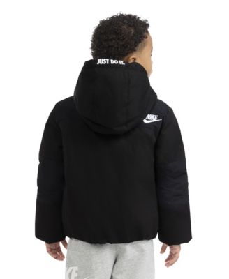 Boys 4-7 Outdoor Woven Hooded Color Blocked Jacket