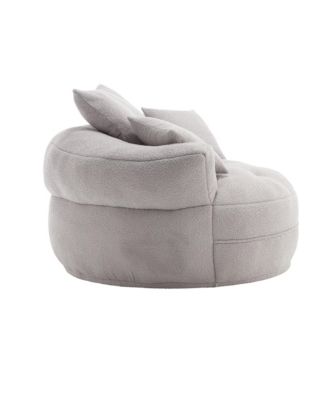 Streamdale Chenille Sleeper Sofa Chair - Modern Fluffy Lounge Seat