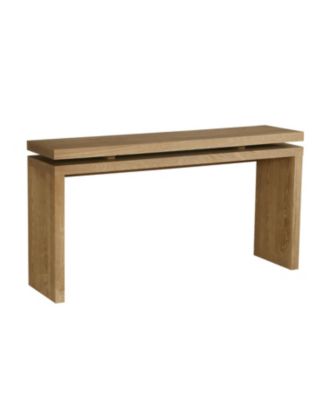 Streamdale 60" Antique Brown Farmhouse Console Table