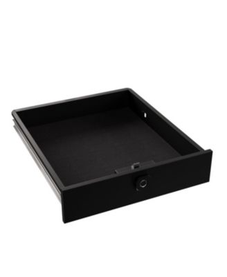 Square Double-Layer Coffee Table - Hidden Compartment & Fingerprint Lock