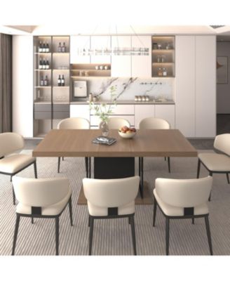 Extendable Dining Table, Aged Wood, 6-10 Seats, 160-200cm