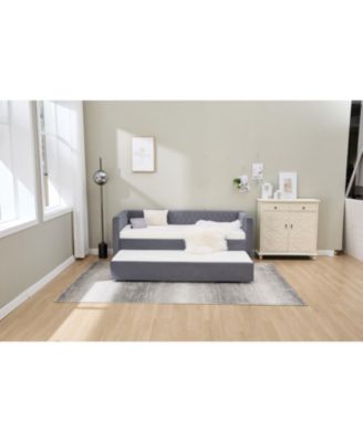 Velvet Daybed - Modern Diamond Design