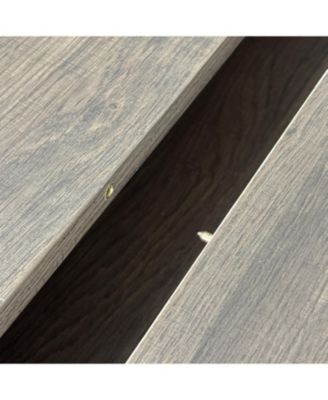 Seats 6-10 Expandable Dining Table with Storage