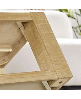 Streamdale Modern 48" Rectangular 2-Tier Coffee Table