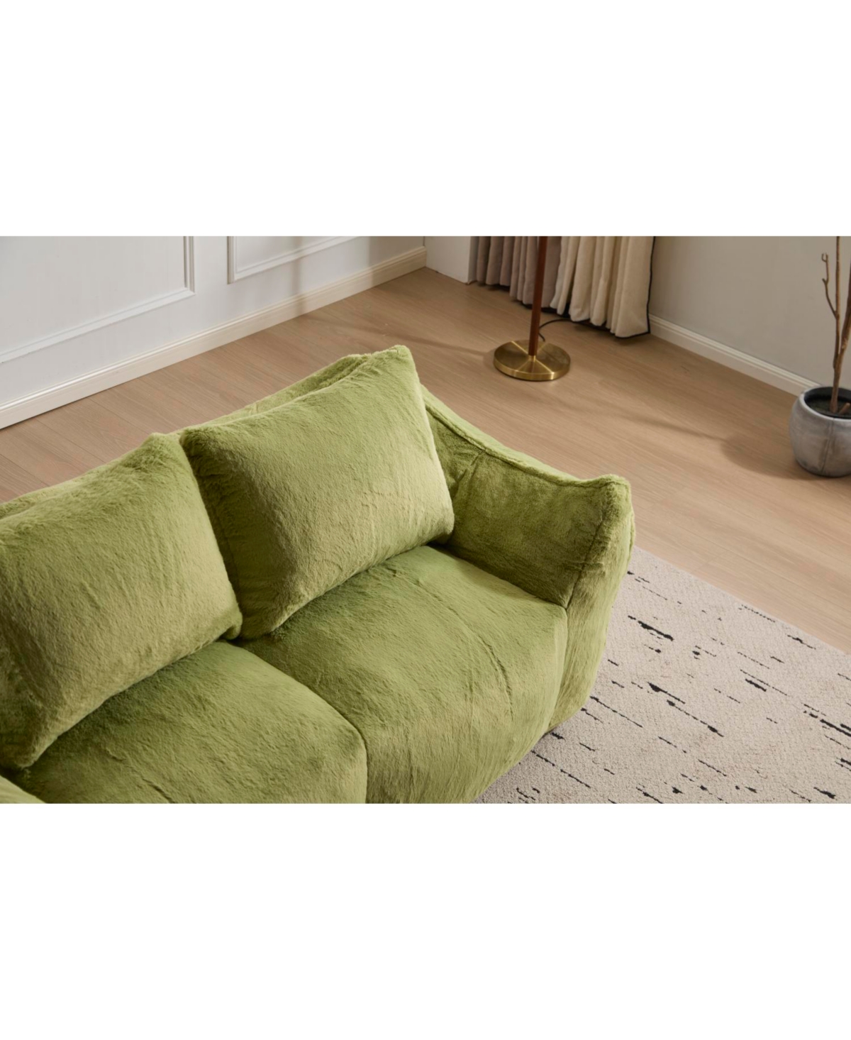 Streamdale Furniture Streamdale Giant Green Bean Bag Couch
