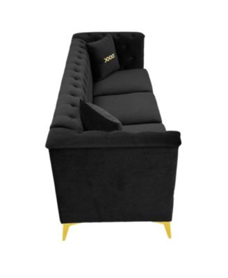 Sofa Set Velvet Tufted Modern Comfort & Style