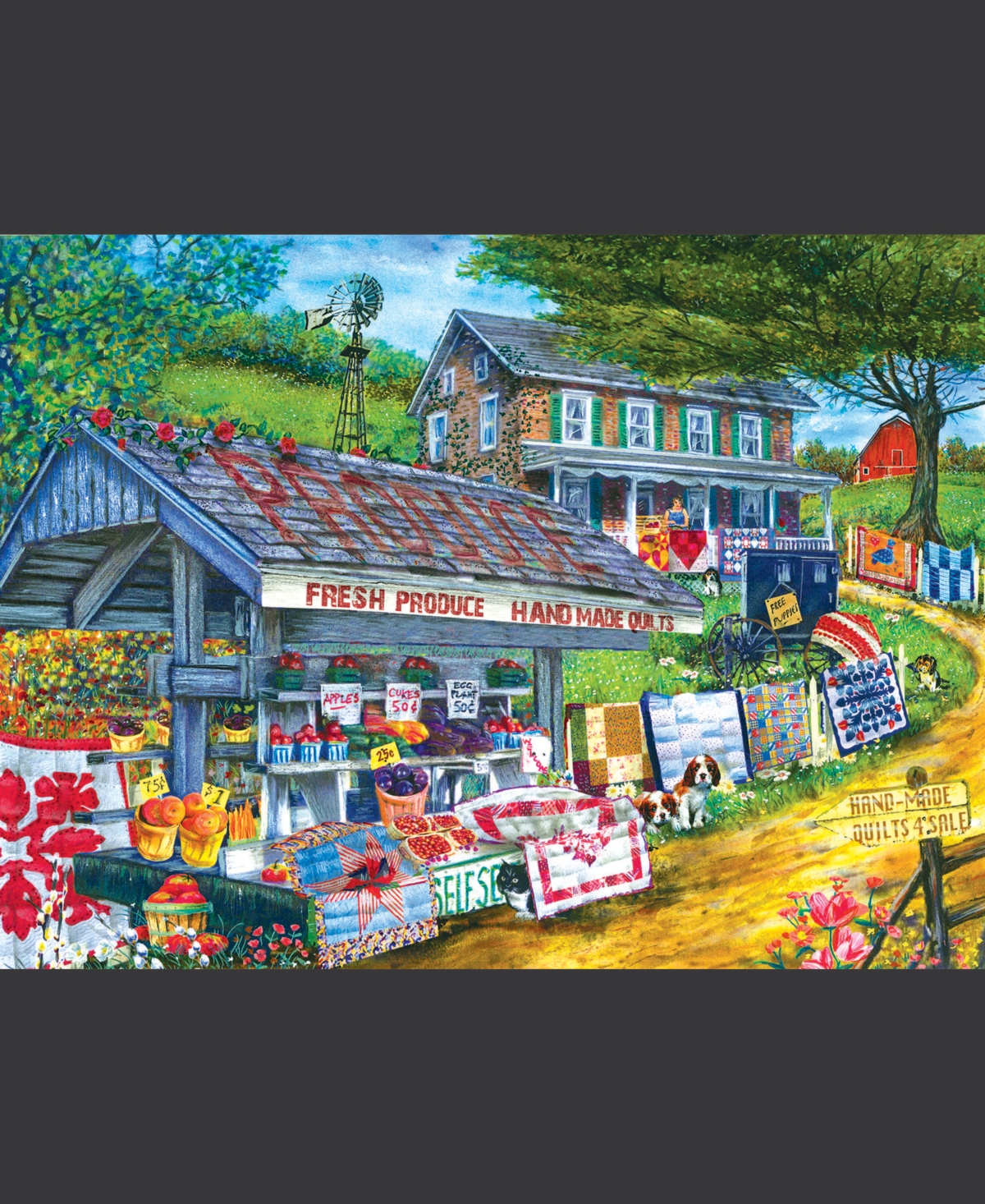 SunsOut Handmade Quilts 1000 piece Jigsaw Puzzle for Adults