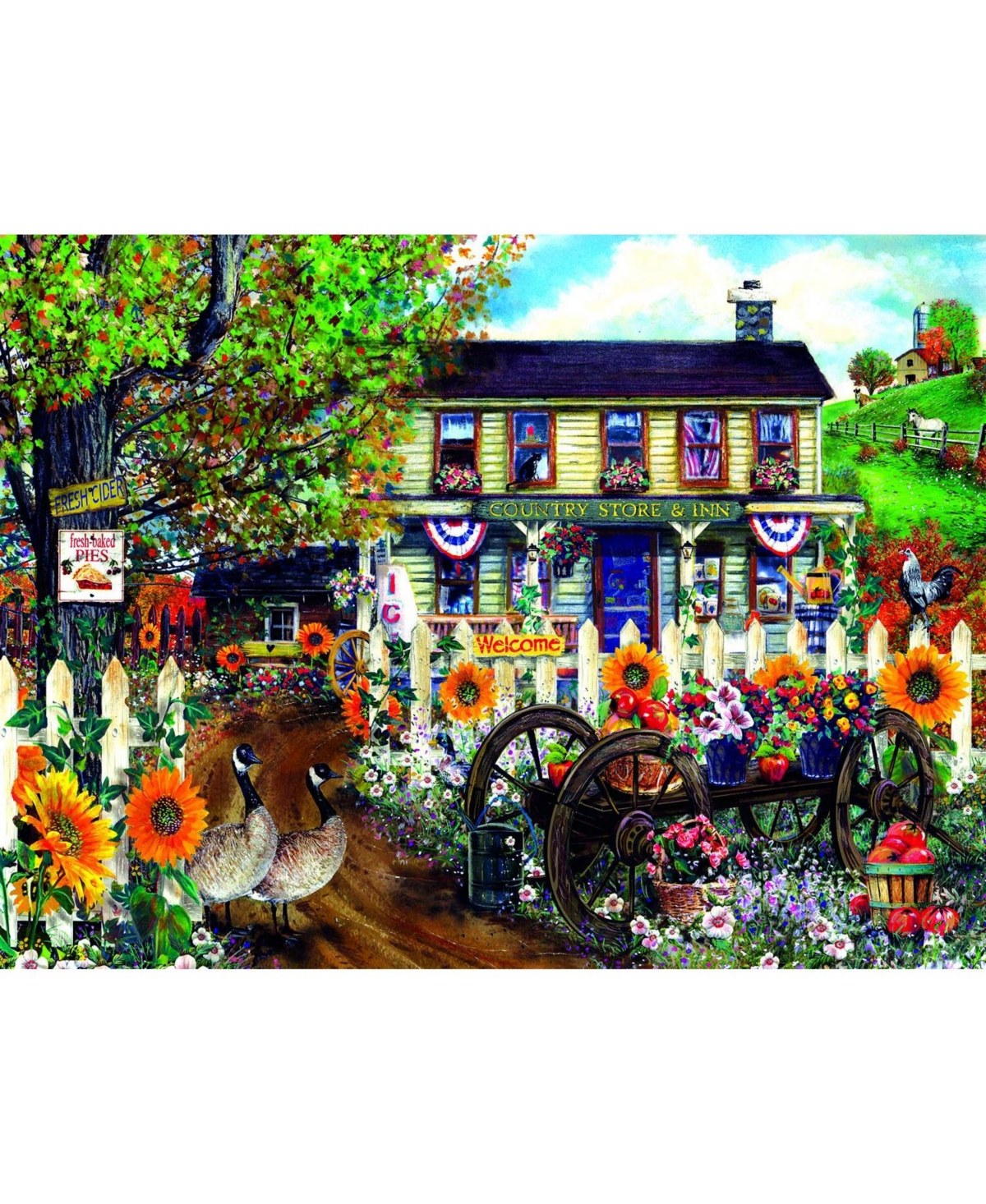 SunsOut The Old Country Store 1000 piece Jigsaw Puzzle for Adults