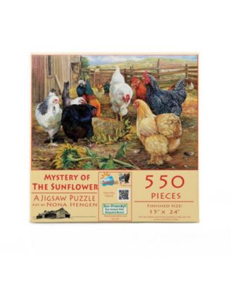 Mystery of the Sunflower 550 piece Jigsaw Puzzle for Adults