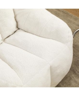Streamdale Tufted Bean Bag Chair with Memory Foam Filling