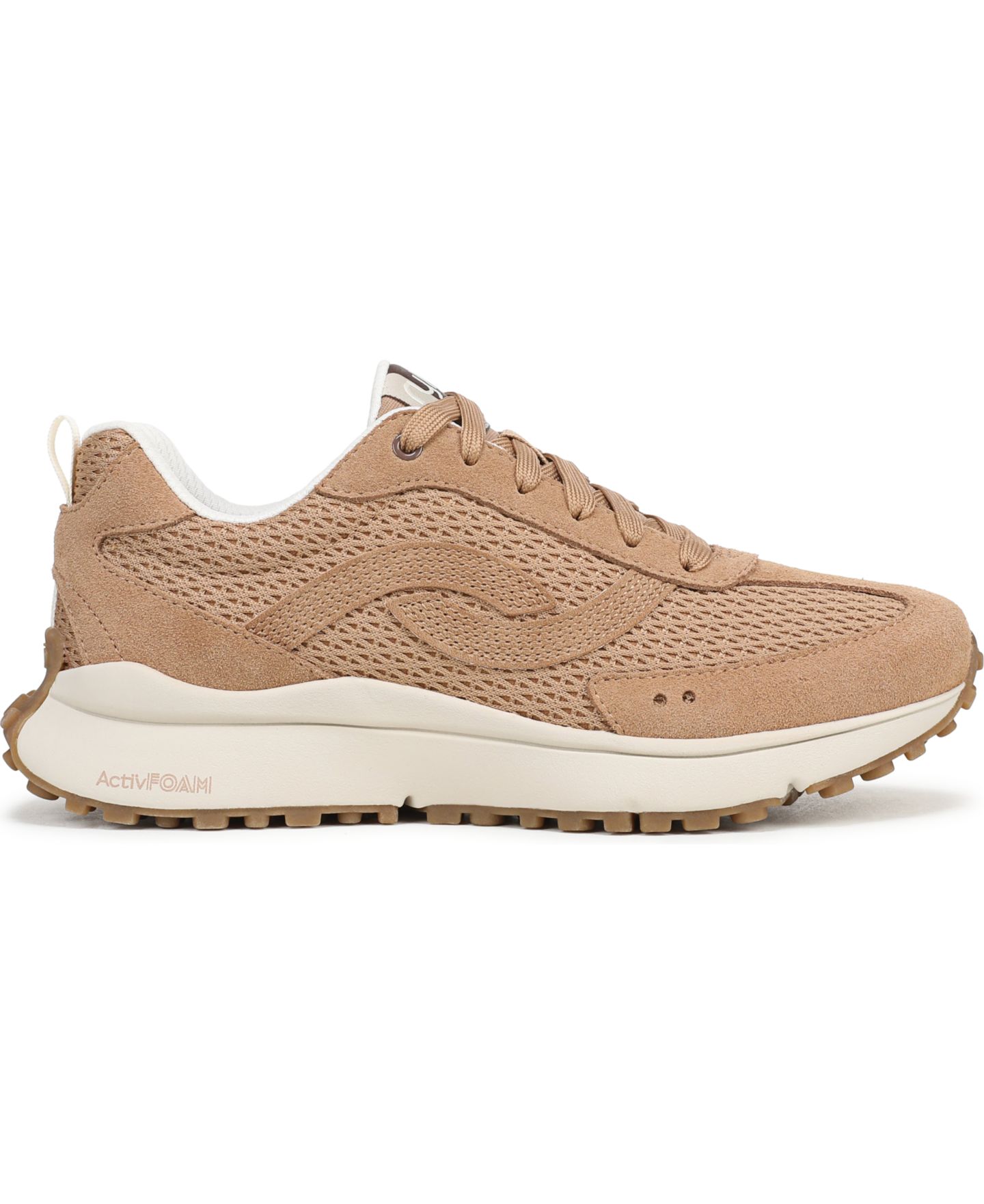 Женские кроссовки Ryka Jetsetter Lace Up Retro, цвет: Медовый коричневый сетчатый — фото 2