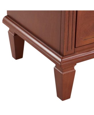 Nightstand with Charging Station and Drawers