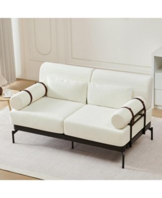 Modern Loveseat Sofa with USB Ports