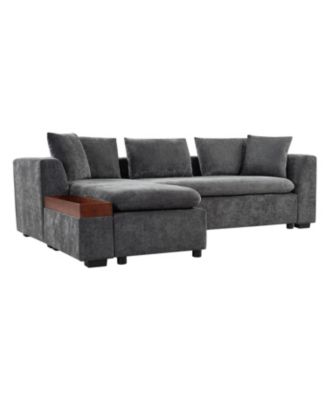 93.7" L-Shaped Sectional Sofa with Storage