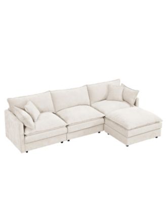 Modular 105 Inch L Shaped Couch for Living Room