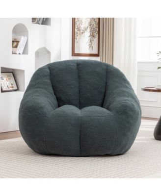 Tufted Bean Bag Chair with Memory Foam