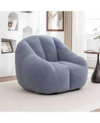 Tufted Bean Bag Chair with Memory Foam