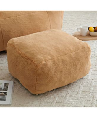 Giant Faux Fur Bean Bag Chair with Filler