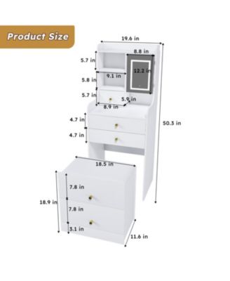 LED Mirror Vanity Set