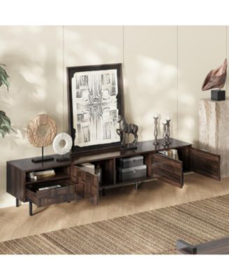  78" Mid Century Modern TV Stand for 65+ Inch TVs