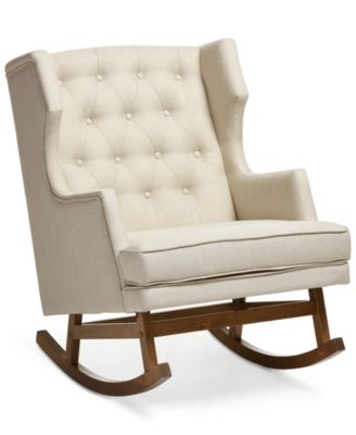 Furniture - Bethany Light Beige Rocker