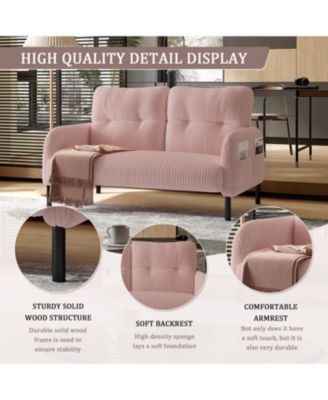 Corduroy Double Sofa - Living Room/Bedroom