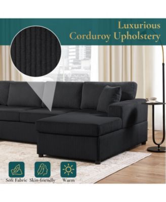 Streamdale Oversized 115.3" U-Shaped Sectional Sofa with Chaise Lounge