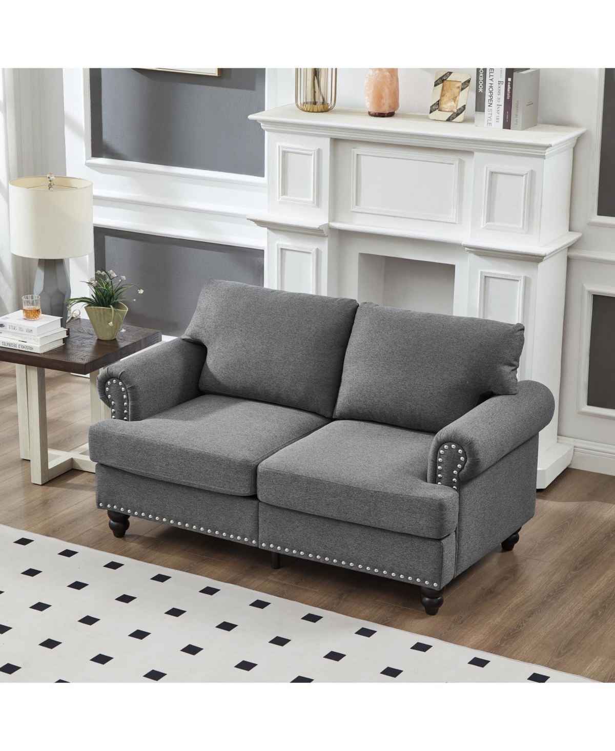 Streamdale Modern Classic Grey Sofa 2+3 Seater