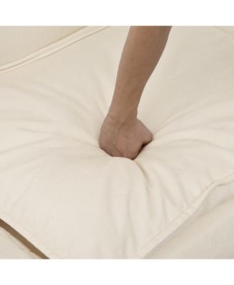 Streamdale Modular Sofa Bed with Storage & Faux Double-Layer Cushions