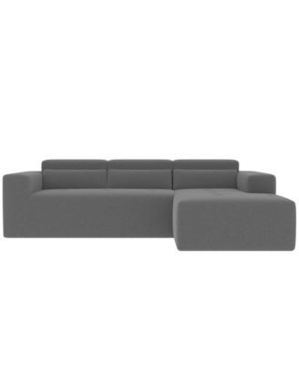109" Modern Modular Sectional Sofa, Teddy Fabric, L-Shaped Couch with Chaise