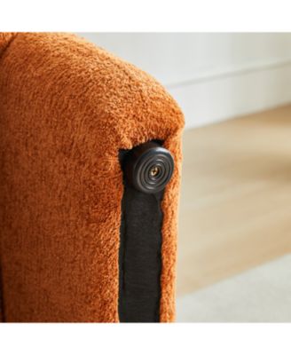  34" Velvet Sofa - Modern Single Couch for Small Spaces