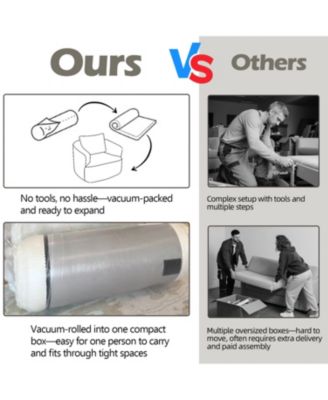 Swivel Teddy Fleece Comfy Chair with Pillow