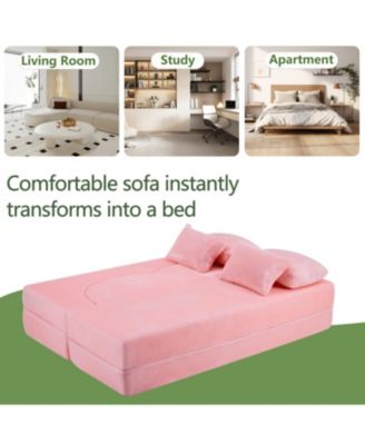 Queen Foldable Sofa Bed Futon Couch Sleeper